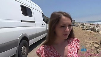 Mira Monroe'S Public Road Head And Fuck Session With Her Boyfriend