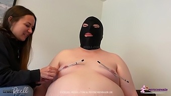 German Bdsm: Small-Titted Mistress Takes Charge In Cfnm
