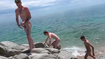 Watch These Muscular Gay Men Engage In Intense Anal Sex Outdoors
