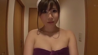 Kinky Azumi Chino Gives A Sensual Nuru Massage And Gets A Titjob