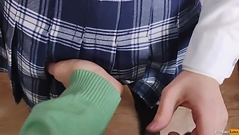 Pov: Small Tit Babe In Schoolgirl Outfit Wants To Be Fucked From Behind