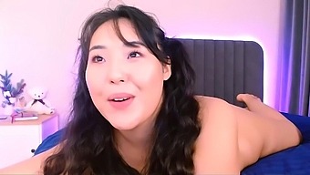 Asian Babe With Big Natural Tits Gives A Titjob