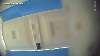 High Definition Hidden Camera Captures Blonde Pissing And Ass Play