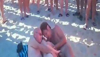 Big Group Of Naked People Having Sex In Public