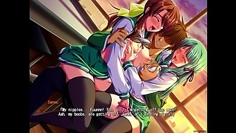Japanese Hentai: Two Beautiful Girls In A Wild Sex Scene