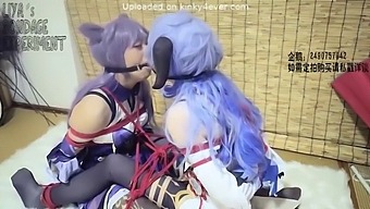 Fucking And Bondage: Two Asian Girls In Bdsm Cosplay