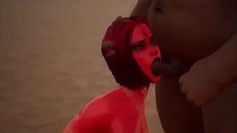 Succubus Discovers The Pleasures Of Oral Sex In Animated Video