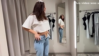 Zara'S Changing Room Turns Into A Hot And Steamy Encounter