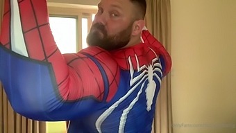 Muscle Spiderman Cock In Big Butt