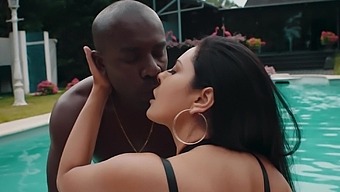 Interracial Couple Enjoys Cock And Busty Mariska X In Outdoor Porn Video
