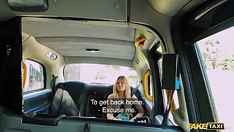 Busty Amateur Milf Rides Fake Taxi For Public Display