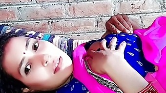 Sensual Indian Housewife In Pink Saree Indulges In Romantic Sex