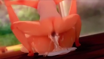 Eine Vollbusige Vixen Erlebt Ejakulation Und Interne Ejakulation In Einer Hitzigen Pornografischen Animationssammlung