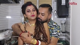Indian Newlywed Couple'S Steamy Kitchen Encounter On Honeymoon