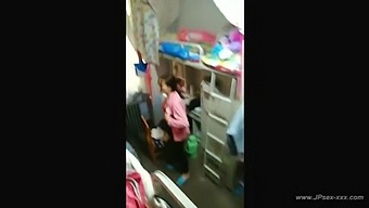 Japanese College Students Caught On Camera In Changing Room And Shower
